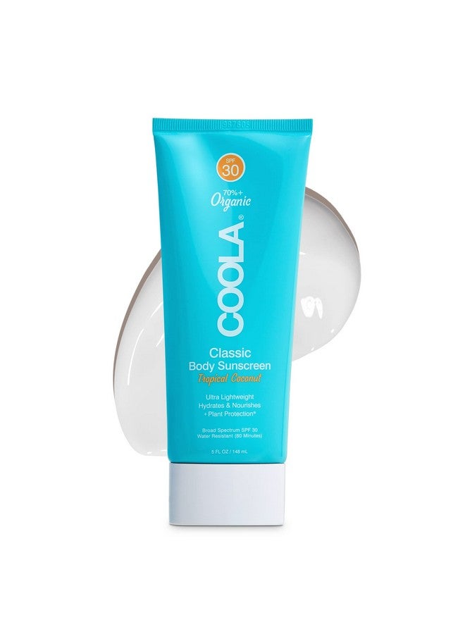 COOLA Organic Sunscreen Spf 30 Sunblock Body Lotion Dermatologist Tested Skin Care For Daily Protection Vegan And Gluten Free Tropical Coconut 5 Fl Oz - Image 1