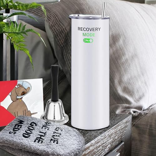 Bnqoe 6 Pcs Funny Get Well Gift Box for Men Women 20oz Hospital Mug Fuzzy Funny Recovery Cotton Socks Silver Steel Tea Hand Bell and DIY greeting cards Get Well Soon Gifts Self Care Package - Image 3