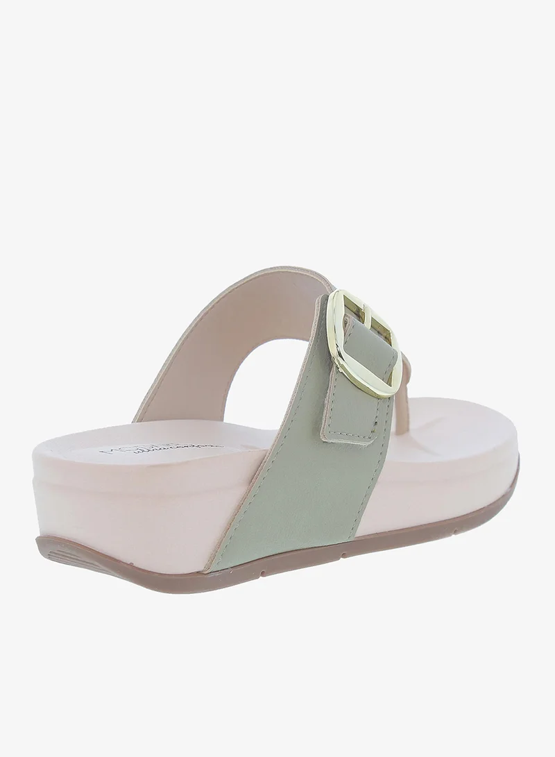 Modare Green Modare Women’s Flat Summer Footwear – Lightweight Slip-On Comfort with Stylish Casual Design for Women | Best Price UAE