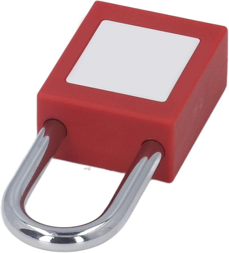 Lockout Tagout Locks 5 Set Nylon Padlocks 38mm Plated Shackle High Temperature Writable Labels - Image 3