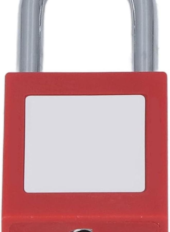 Lockout Tagout Locks 5 Set Nylon Padlocks 38mm Plated Shackle High Temperature Writable Labels - Image 4