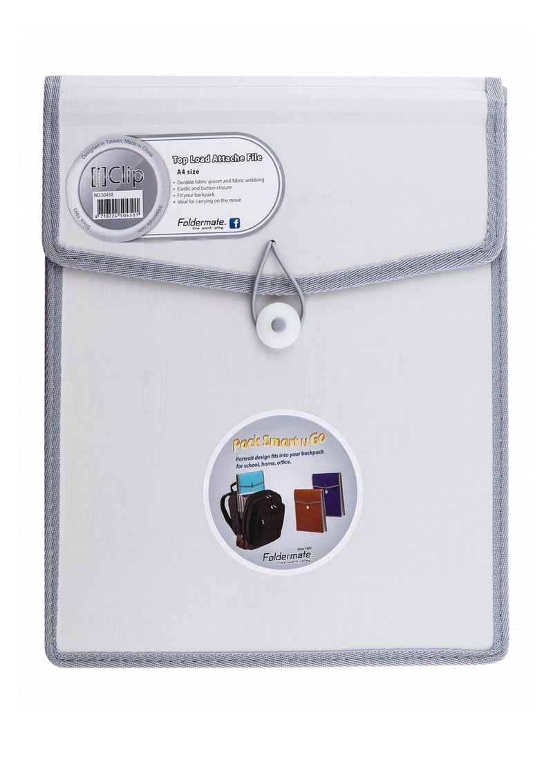 Foldermate - A4 Size Top Load Expanding File White - Image 1