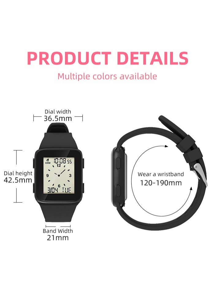 New P13 Kids Watch, Children's Watch, Suitable For Girls And Boys Digital Sports Watch, Luminous Watch, With Alarm Mode, 50 Meters Waterproof, Shock-Resistant And Drop-Proof Watch, Suitable For 5-16 Years Old Boys And Girls Teenagers Students - Image 2