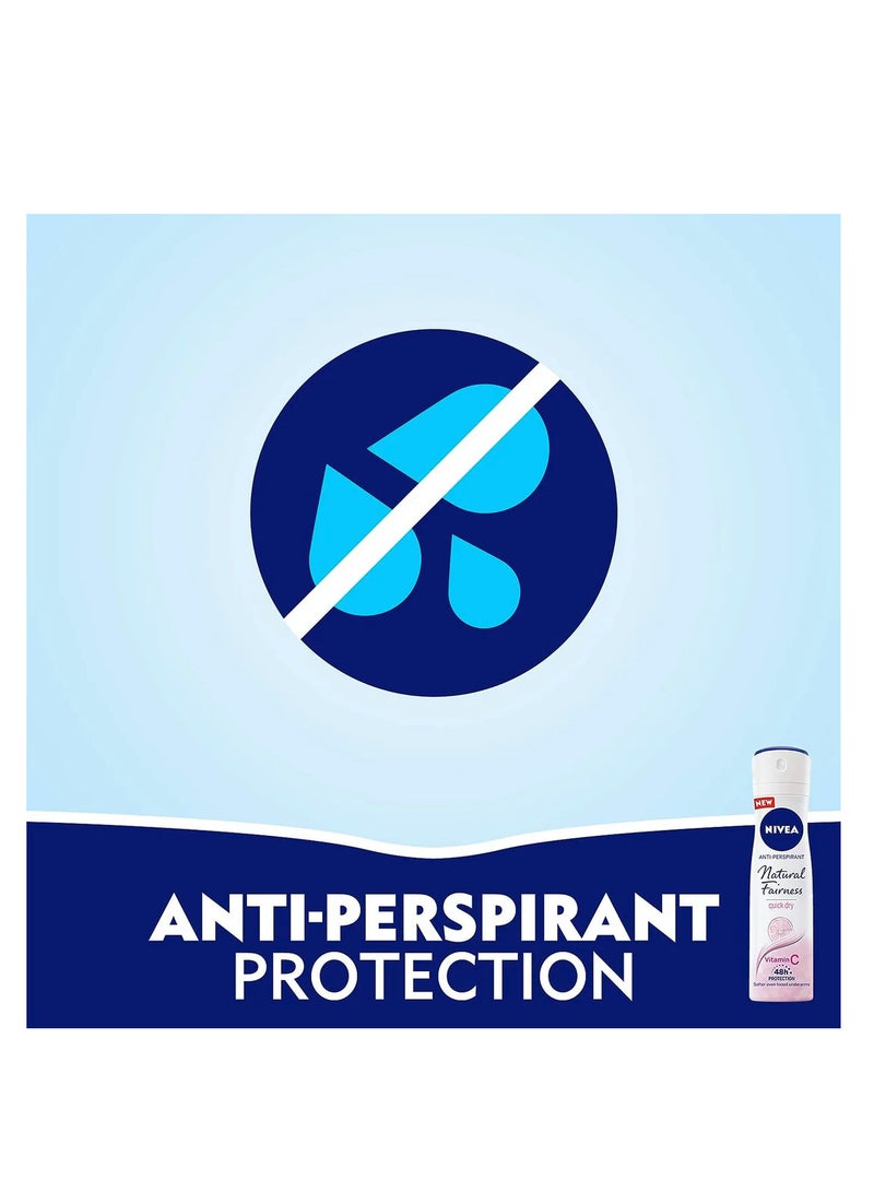 نيفيا مضاد التعرق سبراي ناتشورال ريدينس للنساء من نيفيا 150مل - Image 3