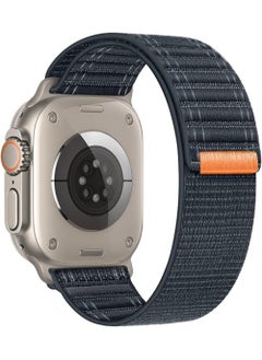 Generic Fabric Sport Rugged Watch Band Compatible with Apple Watch Ultra 1/2 49mm 46mm 45mm 44mm 42mm, Soft Nylon Loop Strap for iwatch Series 10 9 8 7 6 5 4 3 2 1 SE  - Image 1