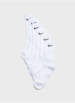 6 Pack Cushion Crew Socks