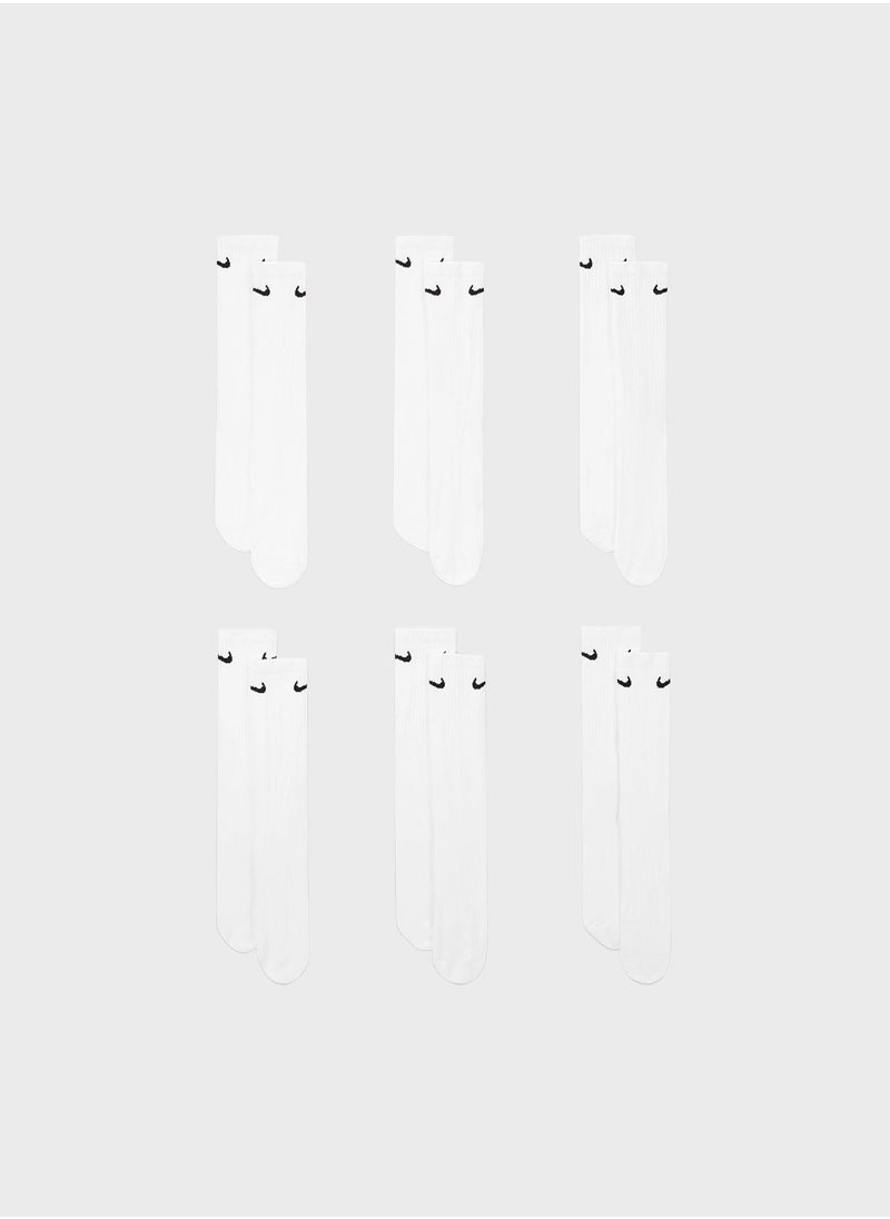Nike - 6 Pack Cushion Crew Socks - Image 1