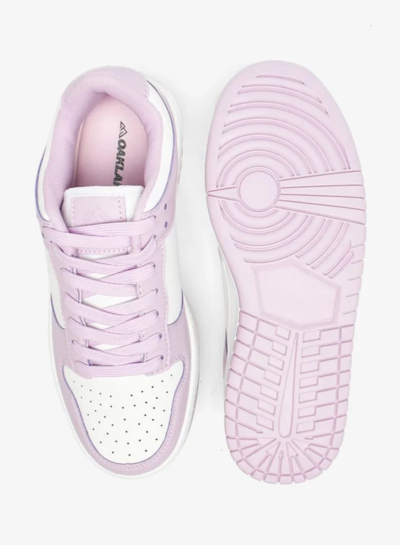Oaklan by Shoexpress Womens Textured Lace-Up Sneakers