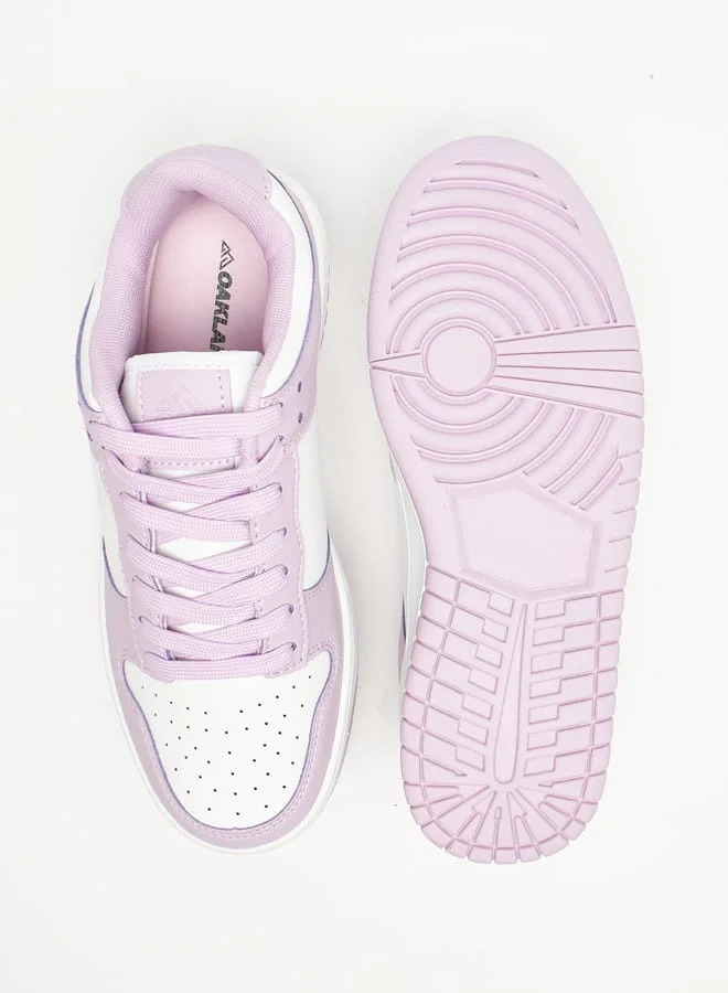 Oaklan by Shoexpress Womens Textured Lace-Up Sneakers