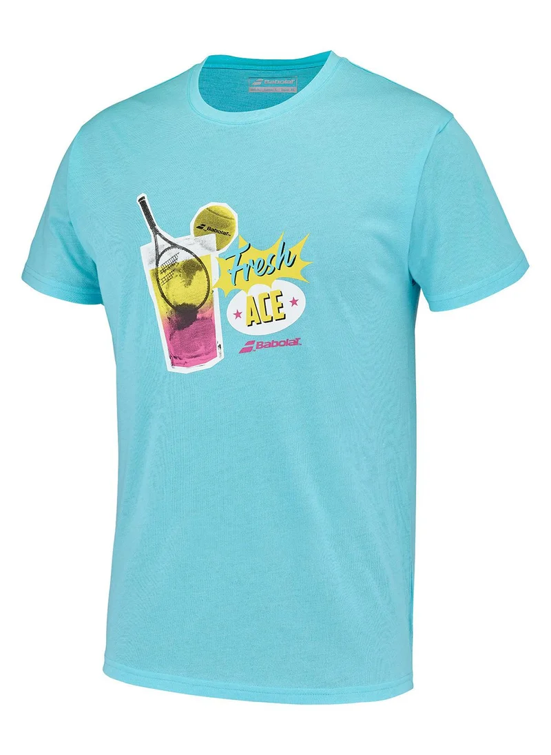 Babolat Babolat Tennis Exercise Message Tee Men, 4Ms23445-4096, (French Brand)