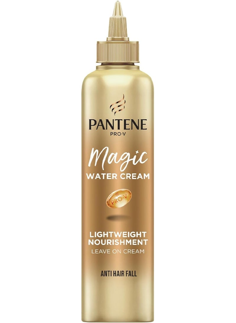 Pantene Magic Water Cream - Lightweight Nourishment Leave On Cream Anti Hair Fall 270ml - Image 1