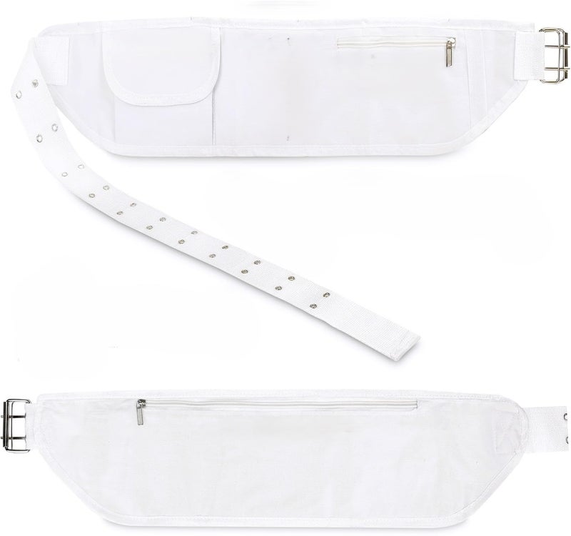 Generic Ihram Belt for Hajj and Umrah - Adjustable Size with Front Pockets and Zippered Compartments - Image 1