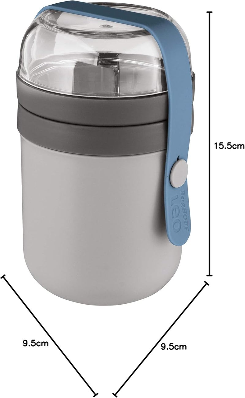Berghoff Dual Lunch Pot - Grey, 470ml, Leakproof and Dishwasher Safe - Image 5