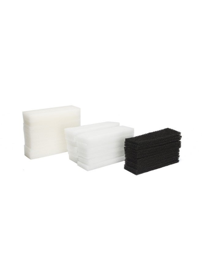 LTWHOME Value Pack of Foam Filters, Carbon Filters and Polyester Filters Set Fit for Fluval U3 Filter(Pack of 36) - Image 2