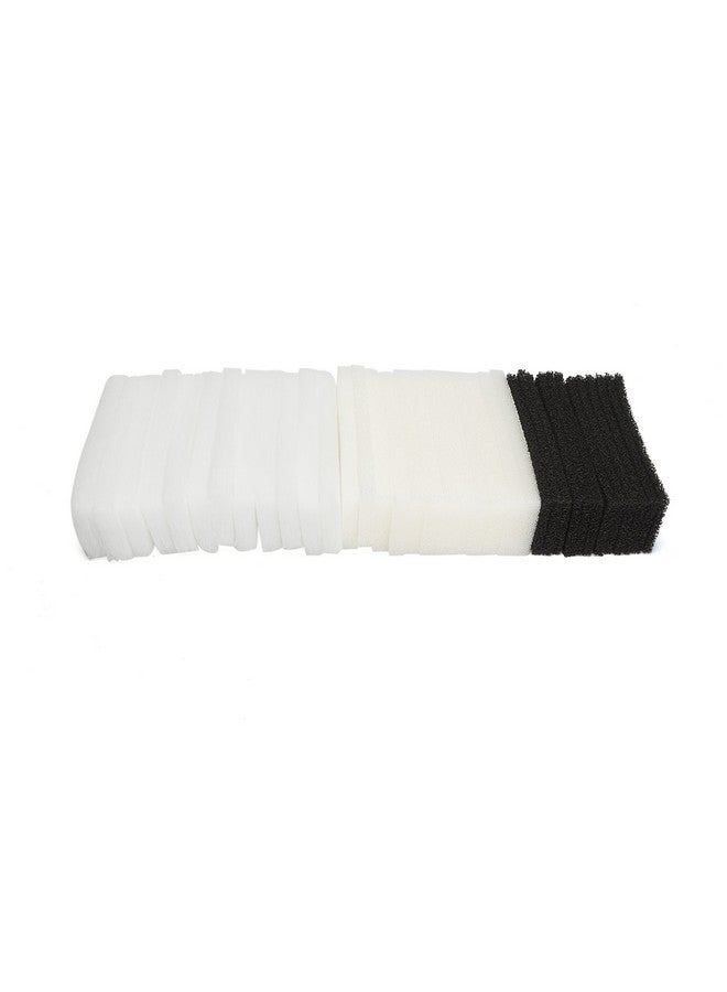 LTWHOME Value Pack of Foam Filters, Carbon Filters and Polyester Filters Set Fit for Fluval U3 Filter(Pack of 36) - Image 3
