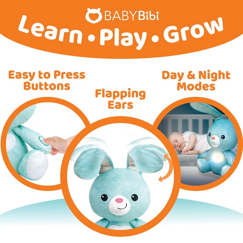 BabyBibi Bunny Stuffed Animal - Interactive Soft Plush Peekaboo Bunny, 16" Tall - Peek a Boo Toy for Ages 6 Months to 5 Year Old - Image 4