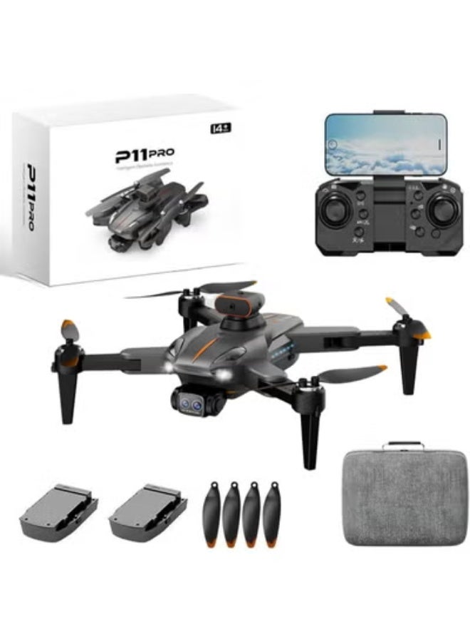 Lenovo Lenovo P11 Max Drone GPS Professinal 8K HD Camera Four-way Dual-Camera Intelligent Obstacle Avoidanc Brushless Quadrotor 10000M( 2 Batteries) - Image 1