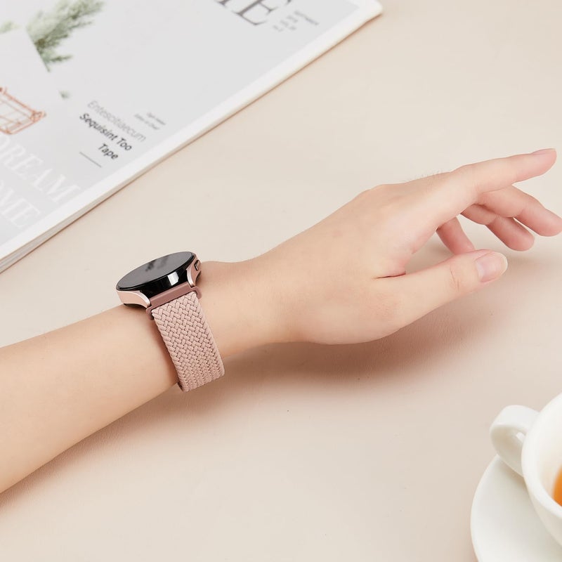 Knossen Stretchy Watch Bands: 3Pack Compatible with Samsung Galaxy Watch 7 FE 6 5 4 40mm 44mm, Classic 4, 5 Pro, 3, Active2 for Women and Men - Image 5