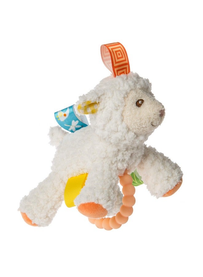 Mary Meyer Taggies Teether Baby Rattle Soft Toy 5Inches Sherbet Lamb1.0Count - Image 2