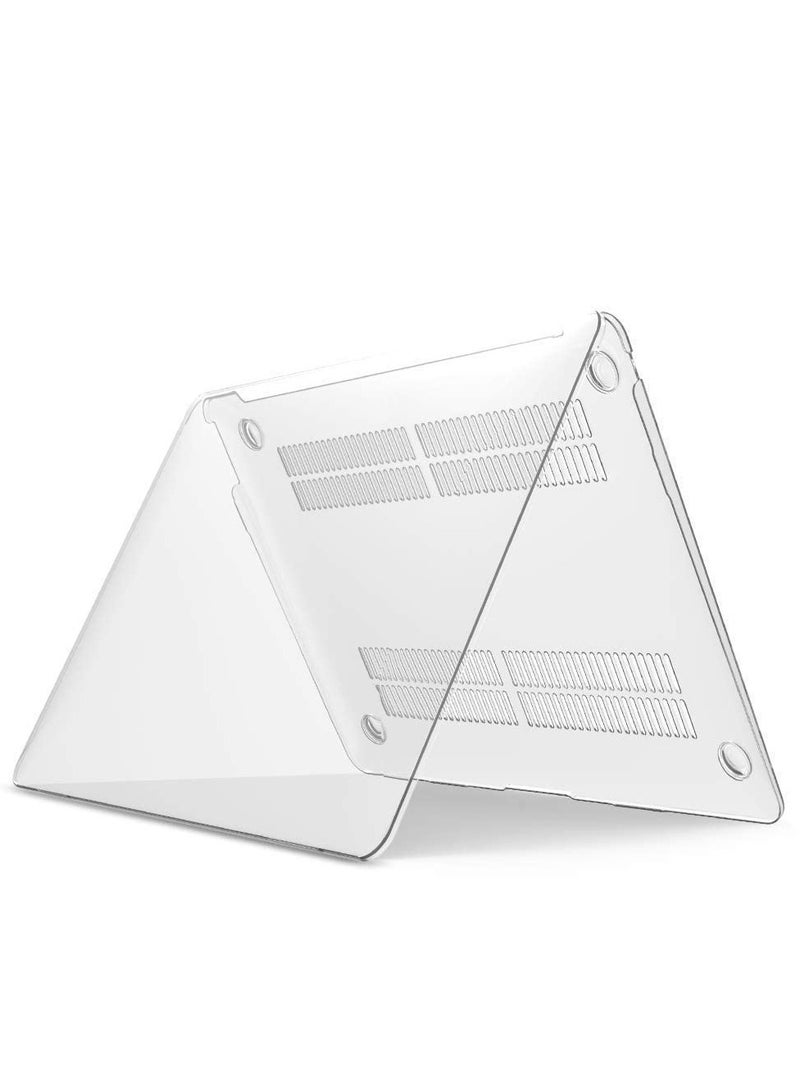 Frosted Hard Shell for MacBook Pro 13 Inch Case 2016-2023 Release M2 Chip A2338/ M1 A2251 A2289 A2159 A1989 A1706 A1708 Plastic Hard Shell Case Protective Cover (Clear) - Image 1