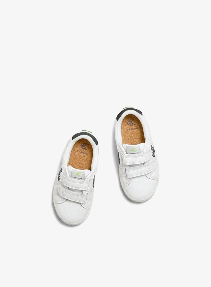 Cariuma  SALVAS White Premium Leather Black Logo Sneaker  | Best Price UAE