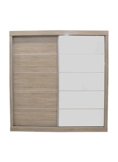 DANUBE HOME Supreme 2-Door Large Sliding Wardrobe With Mirrors Stylish And Spacious Bedroom Storage Modern Sliding Doors With Full-Length Mirrors Durable Home DÃ©cor - French Sonoma Oak  - Image 5