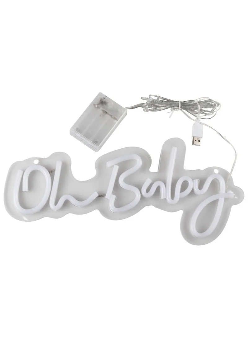 Ginger Ray Neon Sign Oh Baby