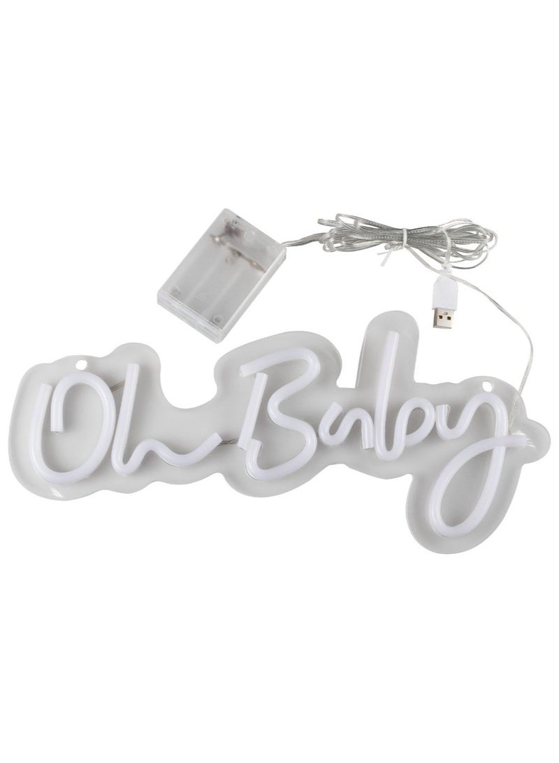 جينجر راي علامة النيون أوه بيبي - Image 3