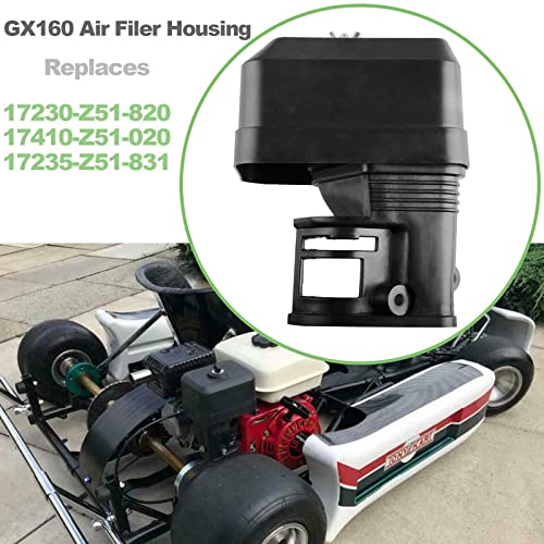 BOOTOP PIN GX160 Air Filter Housing with Air Filter Assembly for Honda GX120 GX140 GX160 GX200 168F Engine Lawn Mower Replace 17230-Z51-820 17410-Z51-020 17235-Z51-831 - Image 3