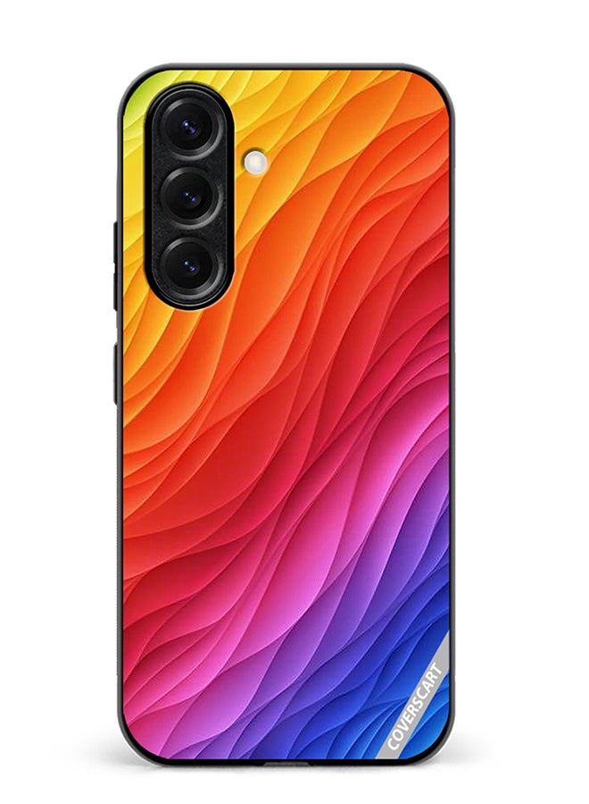 Protective Case Cover For Samsung Galaxy S25 Plus Layers Design Multicolour