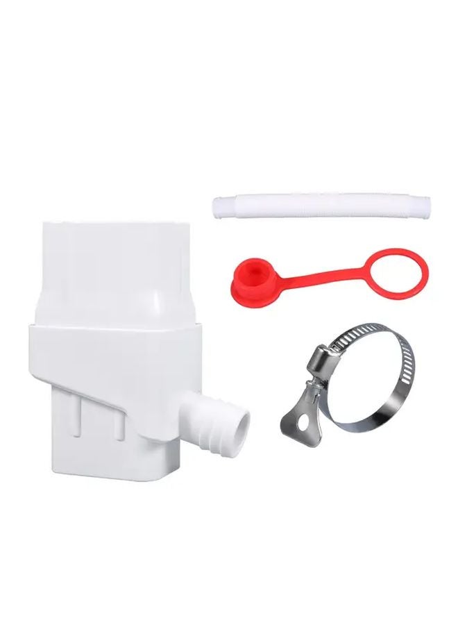 طقم تحويل مزراب لجمع مياه الأمطار الأبيض مع خرطوم 50 بوصة لري الحديقة - Image 1