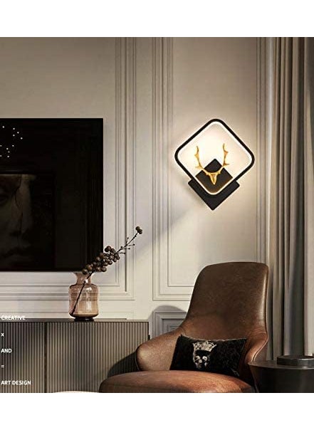 BLISSBELLS blissbells LED Stag Square White Wall Lamp Light Warm WhiteAluminium  - Image 2