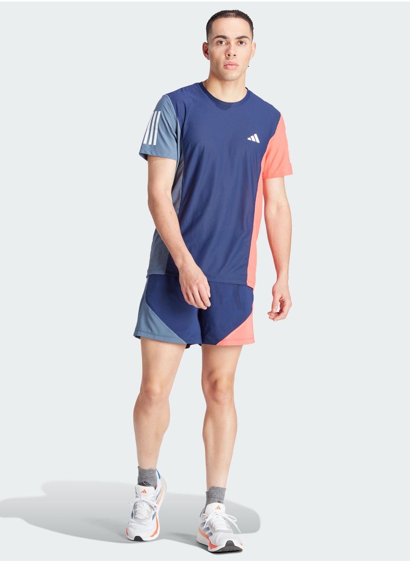 Adidas - Own The Run Colorblock Shorts - Image 1