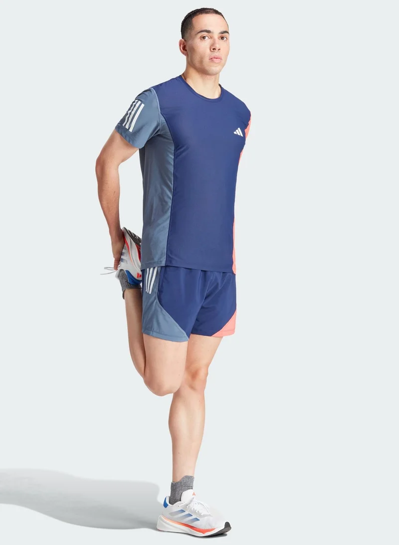 Adidas Own The Run Colorblock Shorts