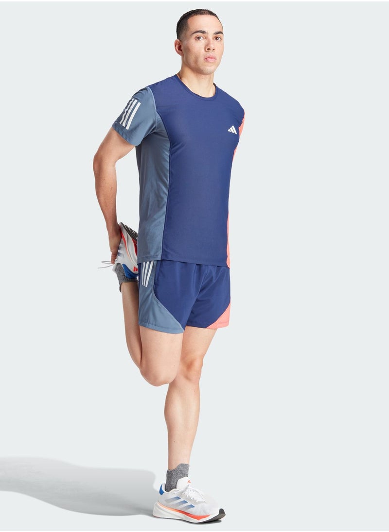 Adidas - Own The Run Colorblock Shorts - Image 1