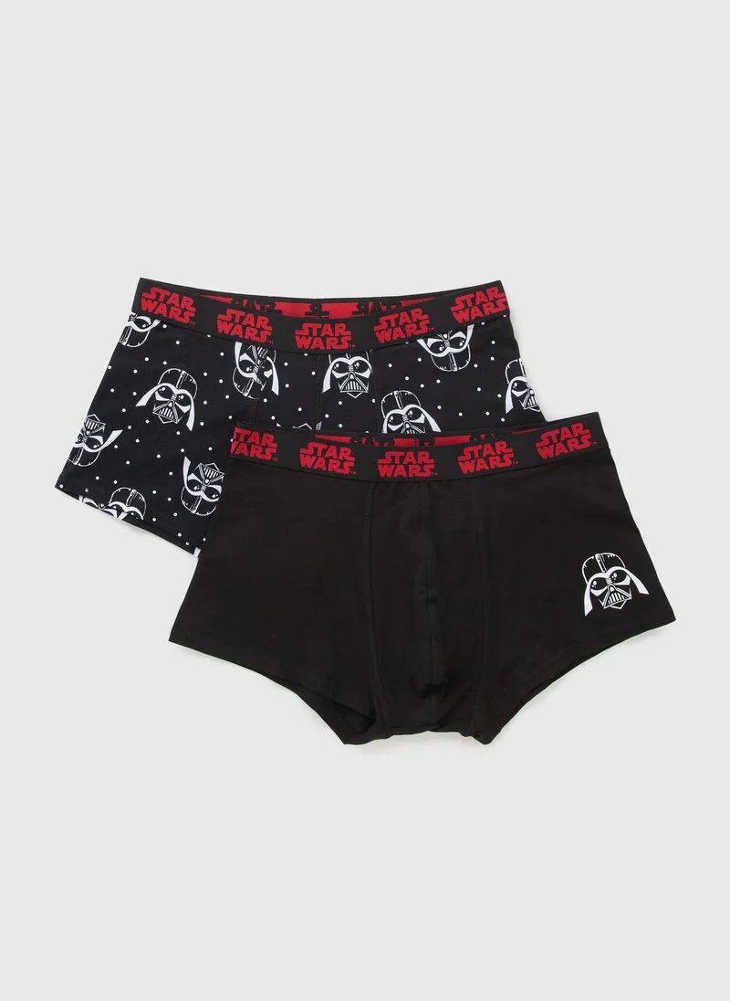 Matalan Star Wars 2 Pack Darth Vader Boxers