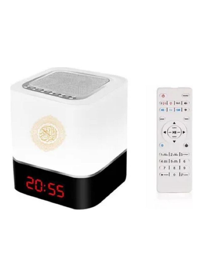 Touch Lamp Quran Bluetooth Speaker With Remote White - Image 1