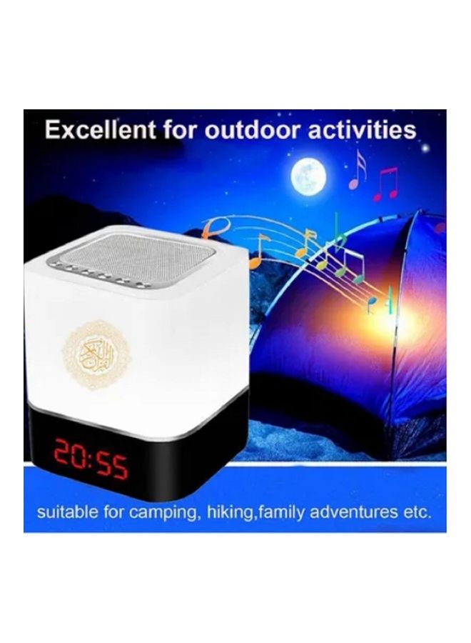 Touch Lamp Quran Bluetooth Speaker With Remote White - Image 3