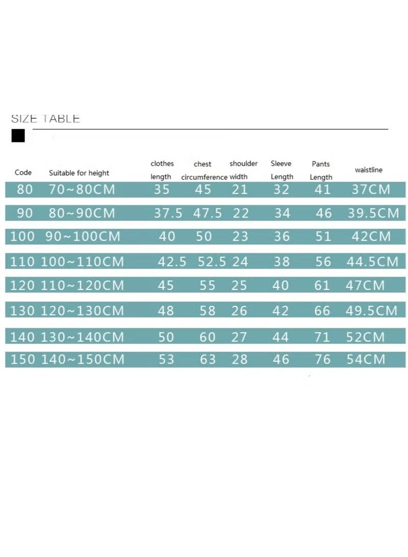 مجموعة ملابس داخلية حرارية للأطفال بلون واحد، قمصان وسروال ناعم، مجموعة ملابس نوم ناعمة للأطفال - Image 5
