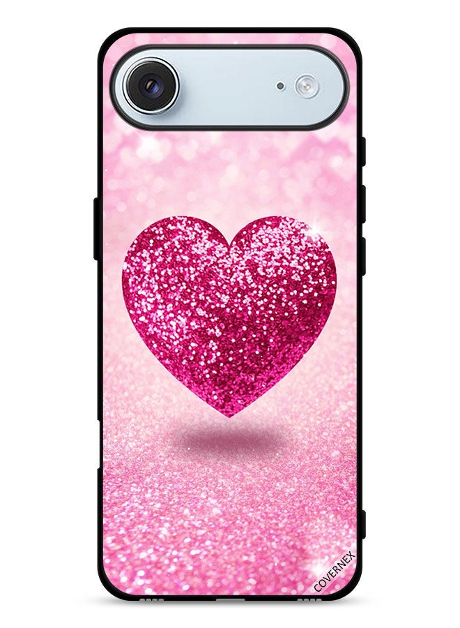 Covernex Apple iPhone Air Protective Case Cover Glitter Heart - Image 1