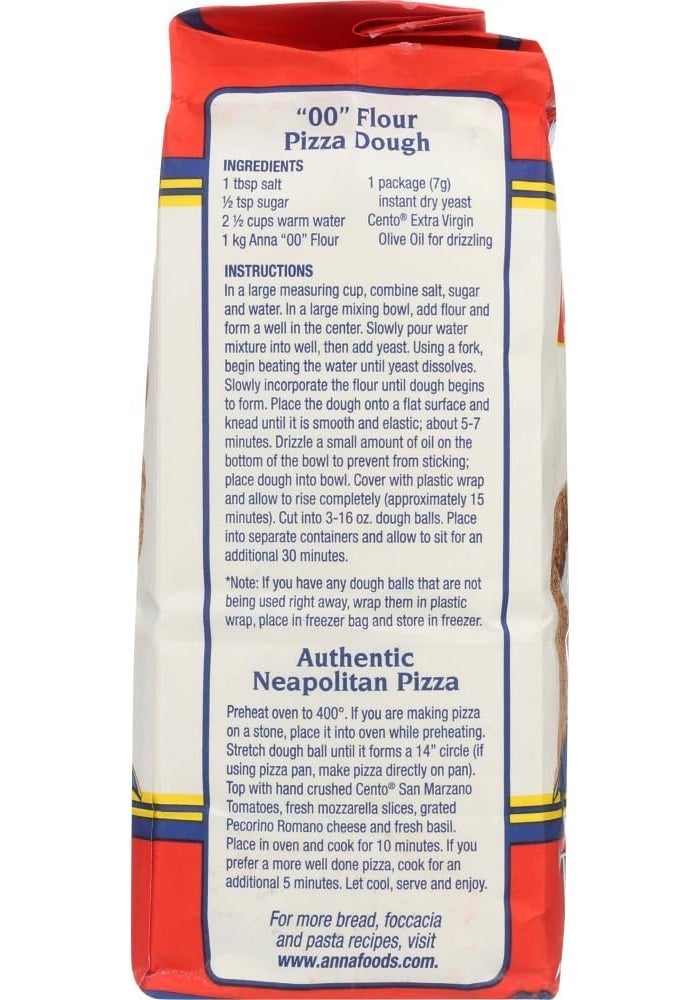 Anna - Napoletana Tipo "00" Extra Fine Flour, (3)- 2.2 lb Pkgs. by ANNA - Image 4