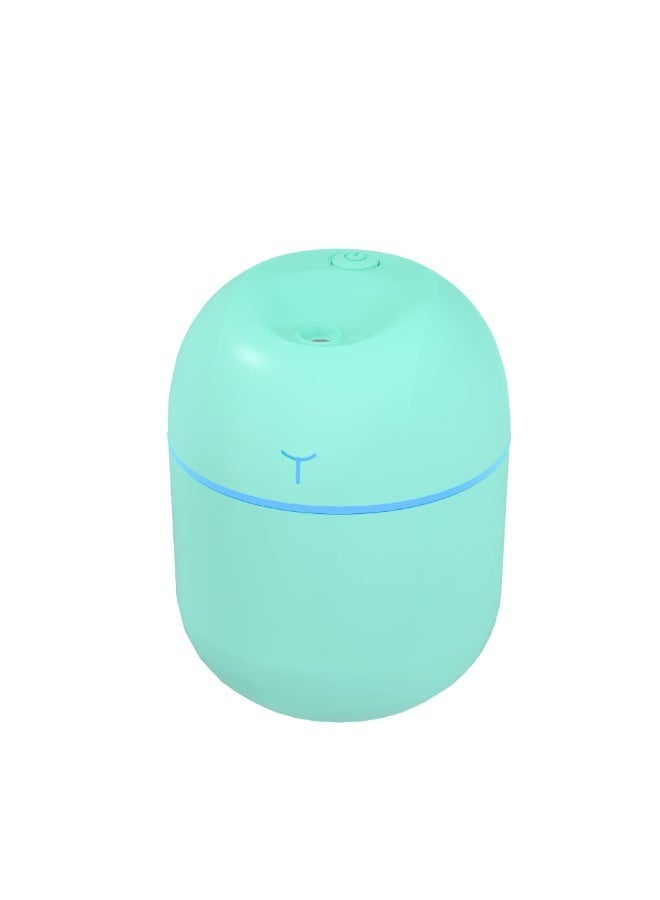 Mini Ultrasonic Air Humidifier and USB Essential Oil Diffuser, Aroma Mist Maker with LED Light - Image 1