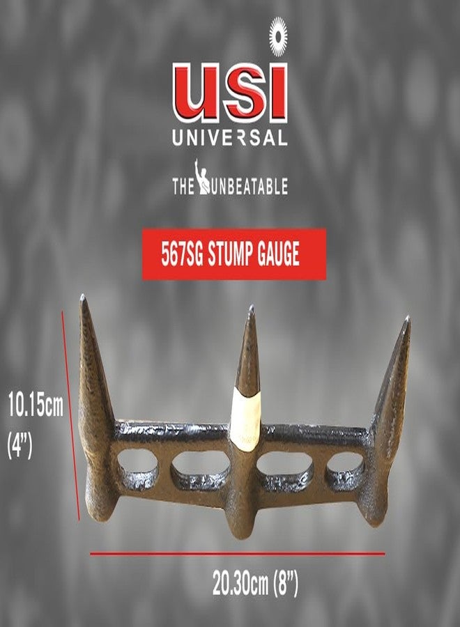 USI UNIVERSAL THE UNBEATABLE Cricket Stumps Guage Universal, Ultimate Stump Gauge - Accurate and Reliable Tool for Cricket Enthusiasts - Perfect for Match Preparation, Cricket Stump Position Gauge - Image 4