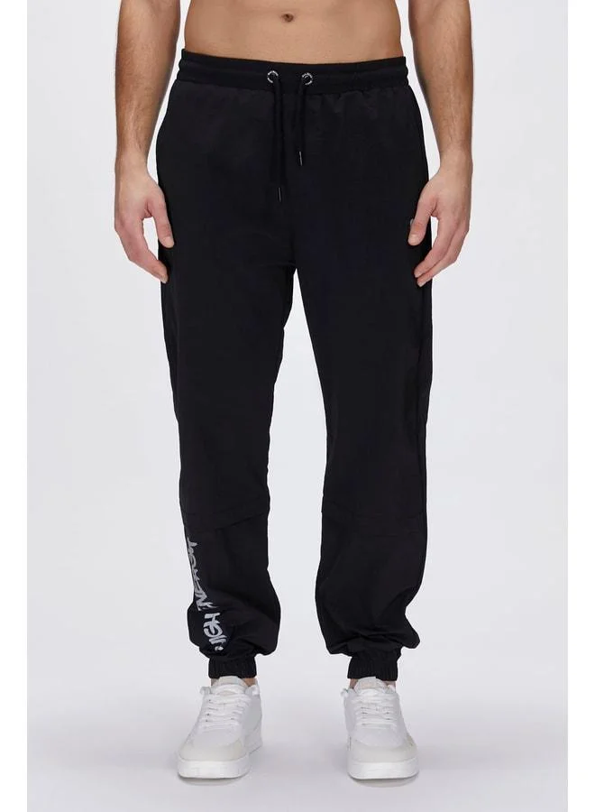 Bad Bear David Black Men's Jogger Pants.