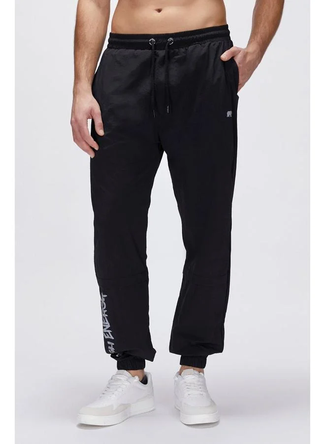 Bad Bear David Black Men's Jogger Pants.