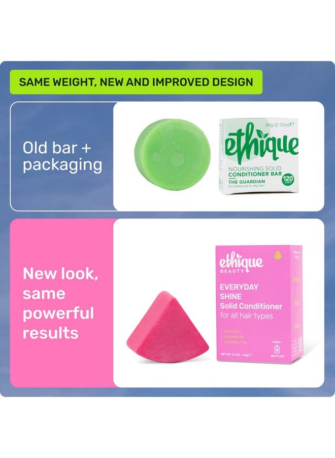Ethique Everyday Conditioner Bar for soft, shiny hair with Vitamin C - Plastic-Free, Cruelty-Free, Vegan, 2.12 oz - Formerly The Guardian - Image 2