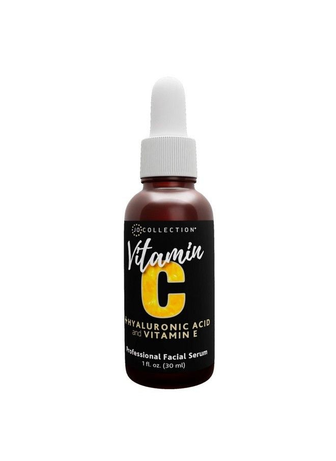 JO COLLECTION Vitamin C Serum With Hyaluronic Acid And Vitamin E ; Thin Serum Quickly Sinks Into Skin For A Bright And Glow Finish ; Boost Radiance ; Softens Fine Lines And Wrinkles ; No Sulfates ; 1 Fl Oz  - Image 3