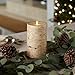 Luminara Realistic Artificial Flame Pillar Candle Wrapped with Real Birch Bark Moving Flame LED Battery Operated Lights Unscented Remote Ready Remote Sold Separately 40 x 70 - Image 2