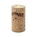 Luminara Realistic Artificial Flame Pillar Candle Wrapped with Real Birch Bark Moving Flame LED Battery Operated Lights Unscented Remote Ready Remote Sold Separately 40 x 70 - Image 4