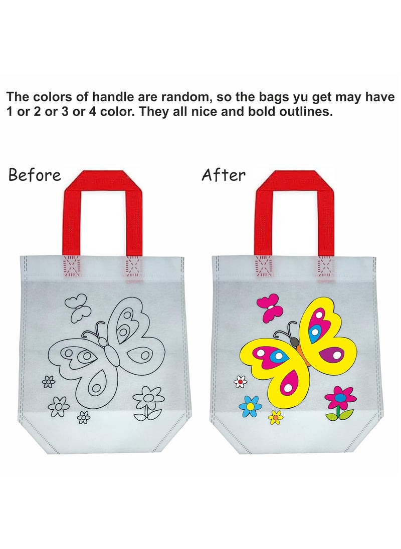 SNAPTRON SNAPTRON DIY Return Gifts For Kids Birthday - 10Pcs Return Gift Bags & 40 pcs sketchpens For Kids/Best Goody Bags For Party/Birthday Gifts For Bulk Items/Goodies Bag Children 4 5 6 7 8 Years Old  - Image 2